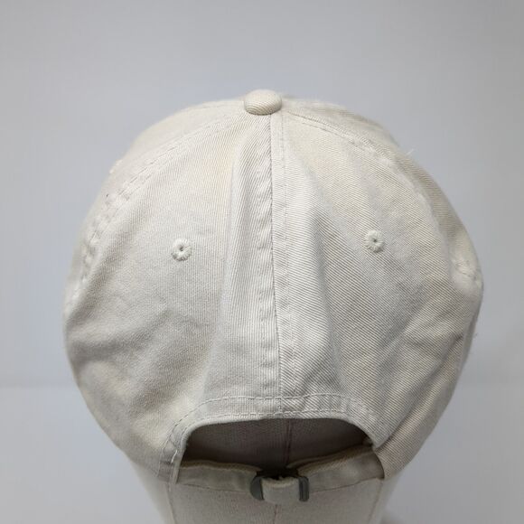 Master Craft Slideback Hat Tan One Size Adjustable Embroidered 6 Panel Cotton - Picture 5 of 8